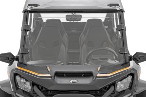 Can-Am Commander 1000R XT Full Windshield - Rough Country - Scratch Resistant - '21-'23 Can-Am Commander 1000R XT Full Windshield - Rough Country - Scratch Resistant - '21-'23